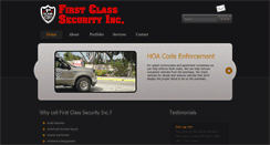 Desktop Screenshot of firstclasssecurity.org